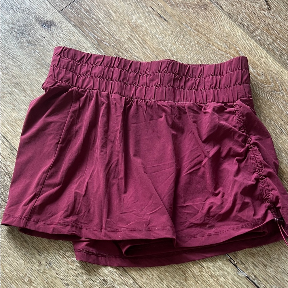 popflex burgundy SKORT
